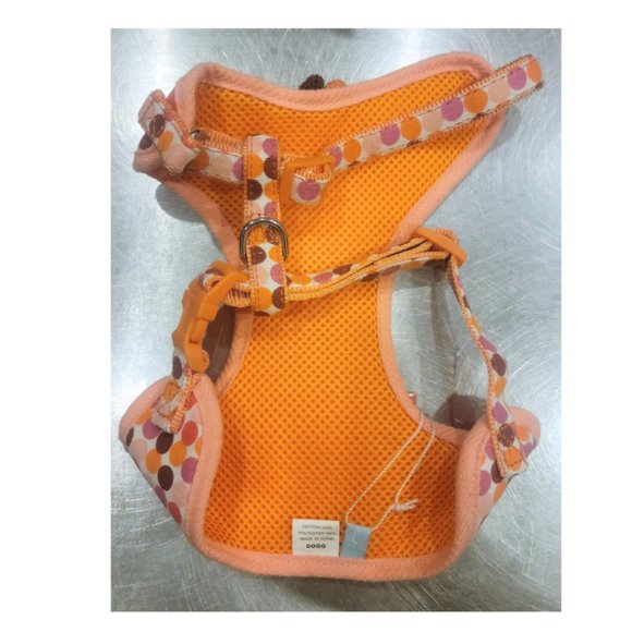 Peach Polka Dot EasyGo Dog Harness - NWT, Large - Picture 5 of 5